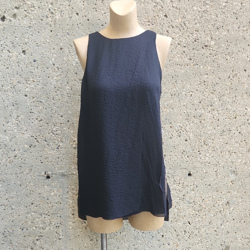 From Palmer Sleeveless Black Top